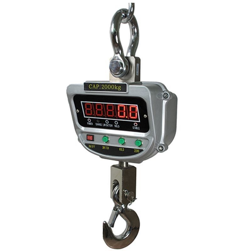 110V-220V Display LED de alta precisión Escala de aleación de aluminio Escala principal de gancho para soporte OEM