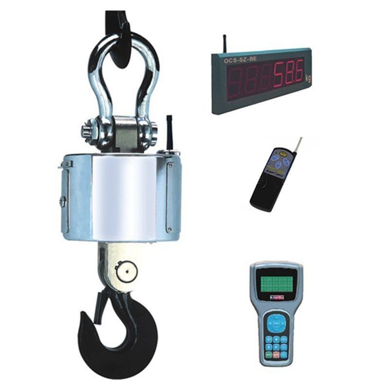 Display LCD LED Tipo 10-30 toneladas Escala de grúa digital inalámbrica para un funcionamiento duradero