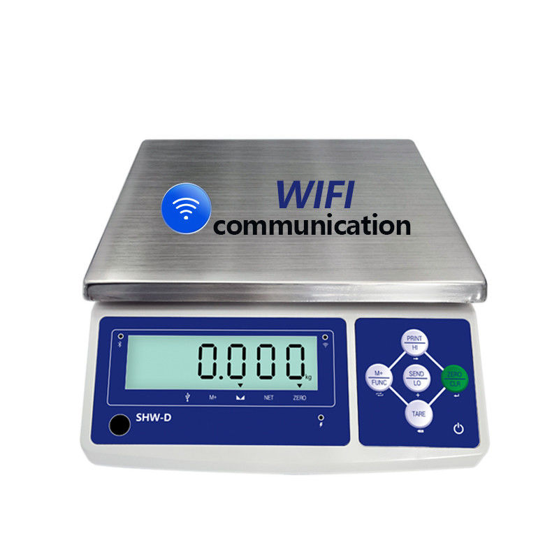 15KG SHWDL WIFI soporte personalizado ODM ERP Software pantalla LCD AC/DC fuente de alimentación