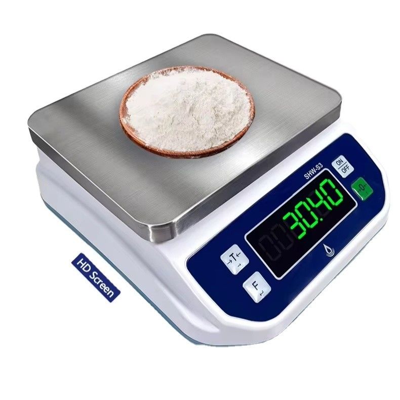 SOHES3 1.5KG Escala impermeable de acero inoxidable de alta precisión ABS para procesamiento de alimentos