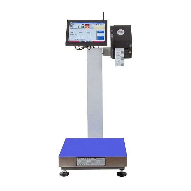 Pantalla de escritorio de 15 pulgadas SOHE 2024 15-200kg Procesamiento de carne de cerdo y res Escala de etiqueta de pantalla LCD
